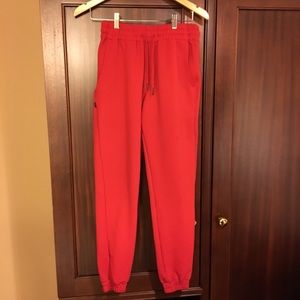 Red Joggers